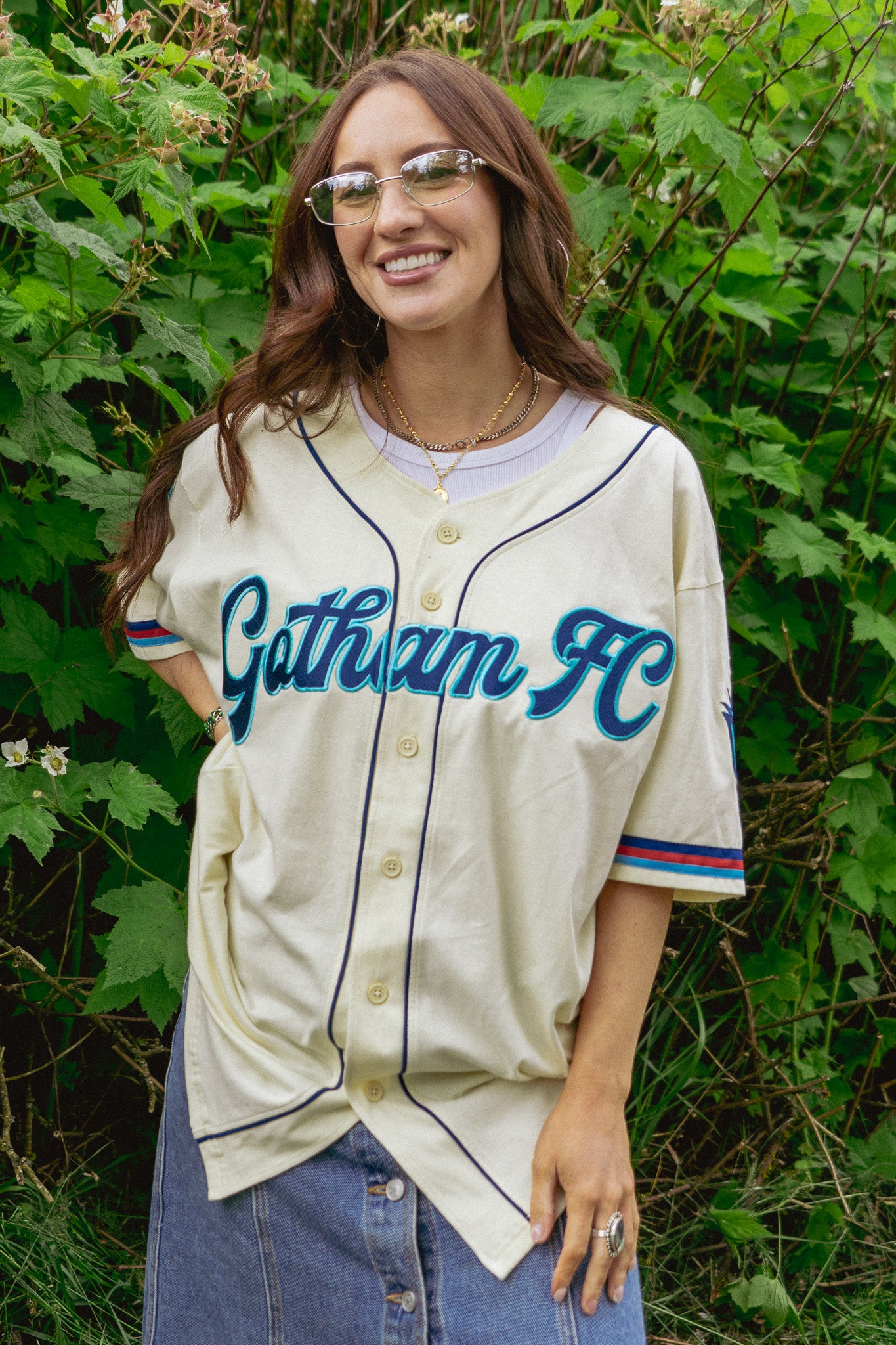 Gotham X  Gotham FC x Official League Baseball Tee – Gotham FC Shop