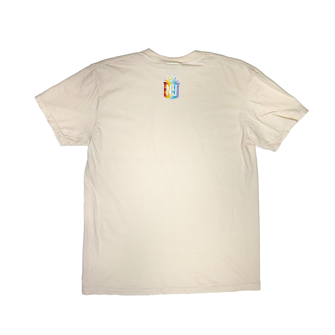 GFC 2023 Pride - Short Sleeve Tee - Cream - Gotham FC Shop