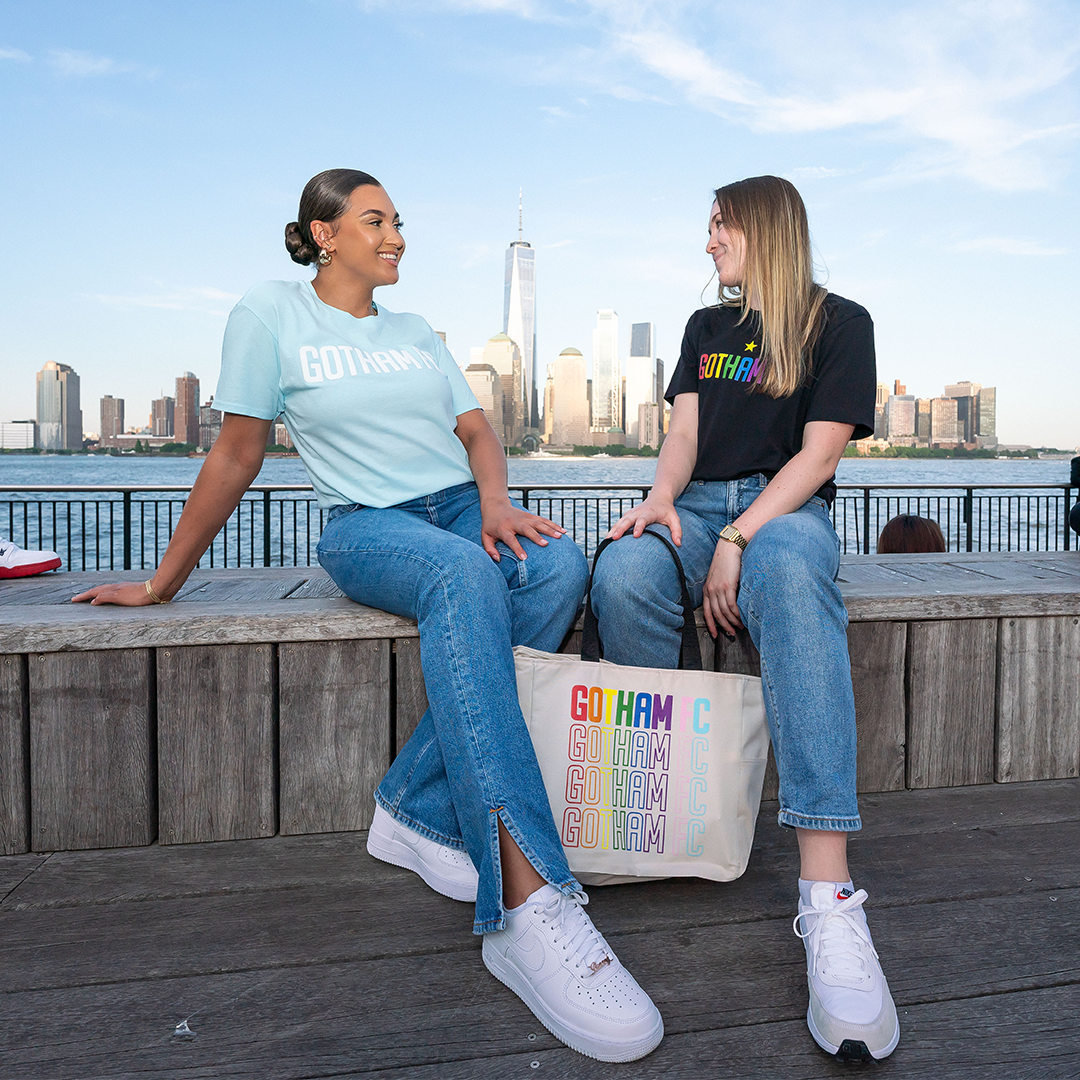 Gotham FC Beach Wash Sky Tee - Gotham FC Shop