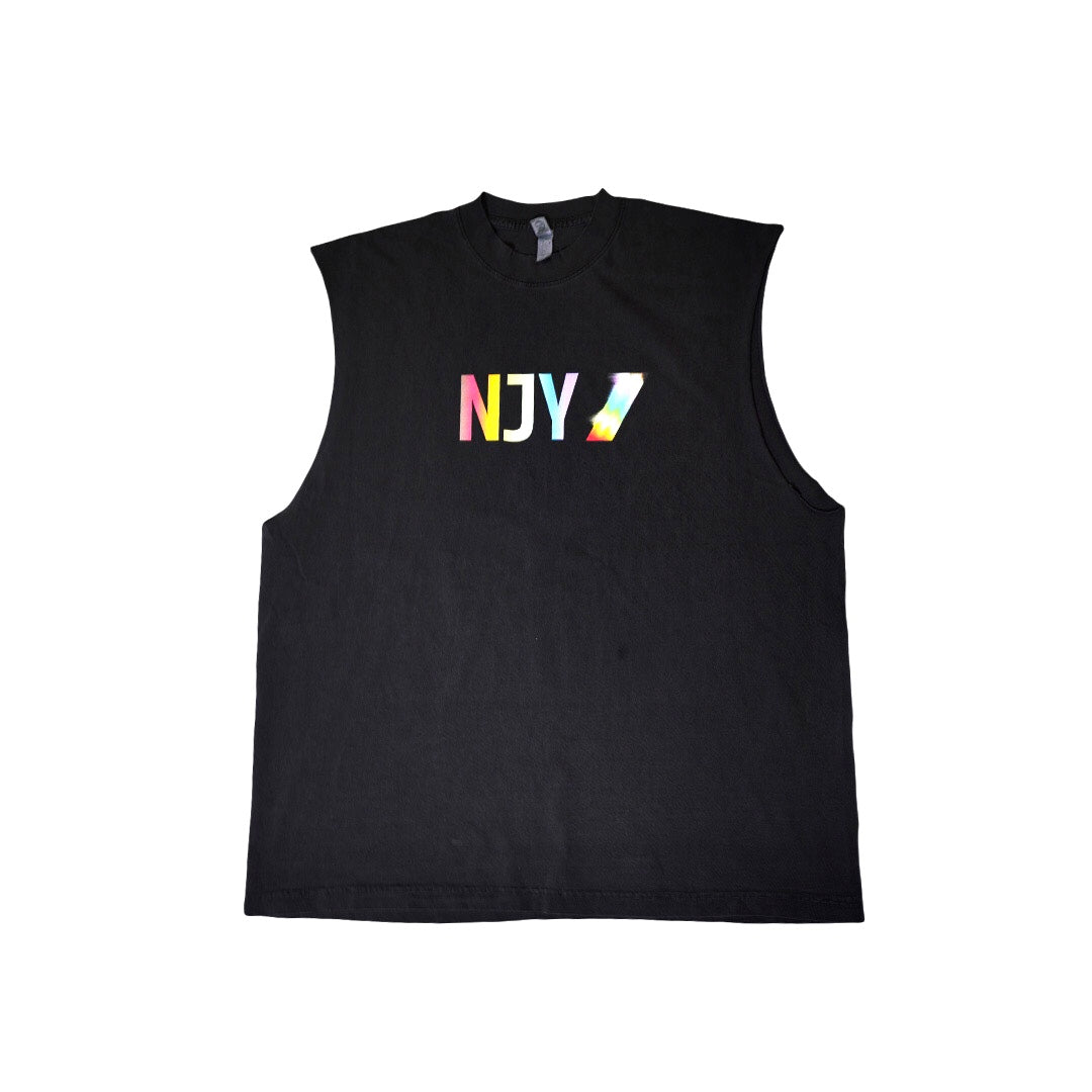 GFC 2023 Pride - Cut Off Tee - Vintage Black - Gotham FC Shop