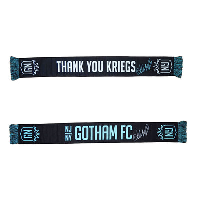 THANK YOU KRIEGS! - Ali Krieger, NJ/NY Gotham FC Ruffneck Scarf - Gotham FC Shop