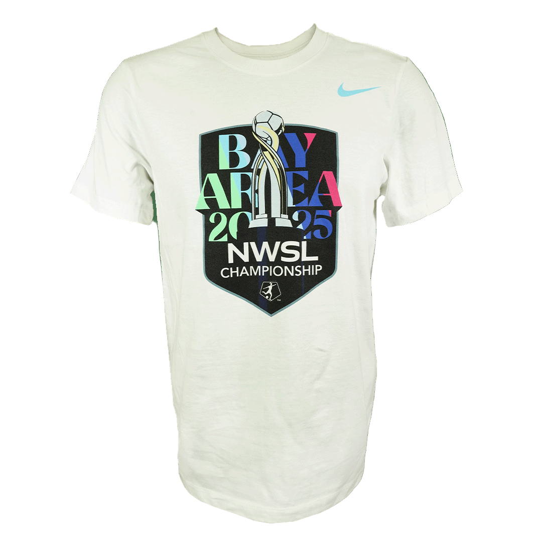 NWSL 2025 Championship White Tee - Gotham FC Shop