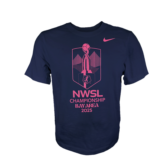 NWSL 2025 Championship Navy Youth Tee - Gotham FC Shop