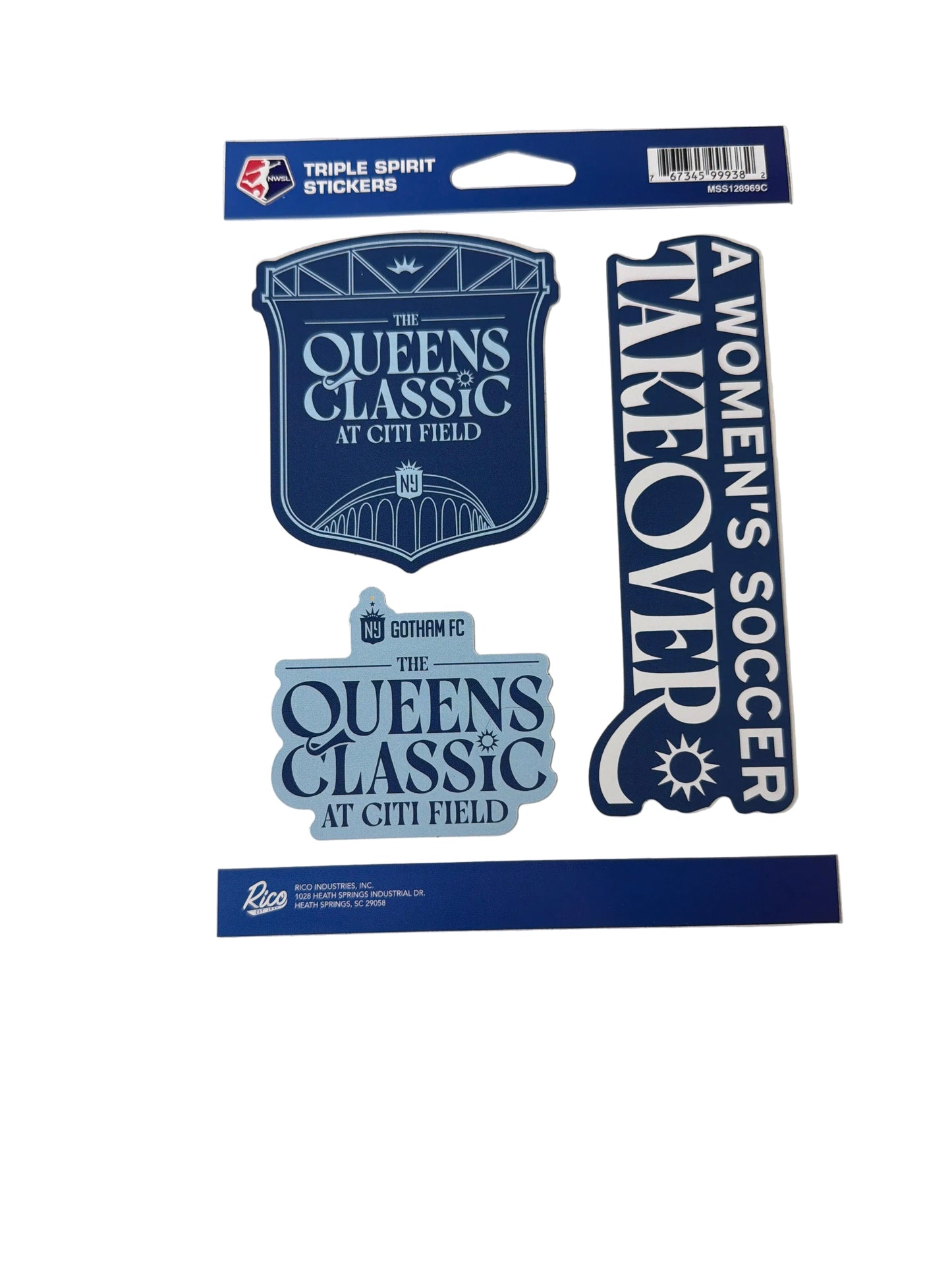 The Queens Classic Triple Spirit Stickers - Gotham FC Shop
