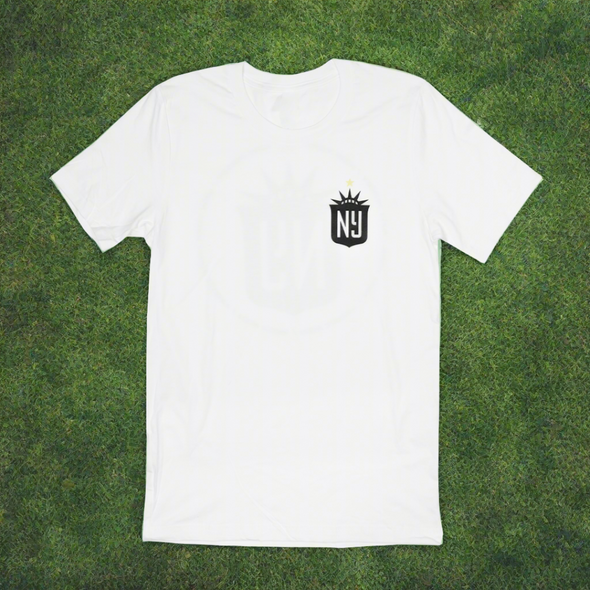 Crest Circle Tee White - Gotham FC Shop