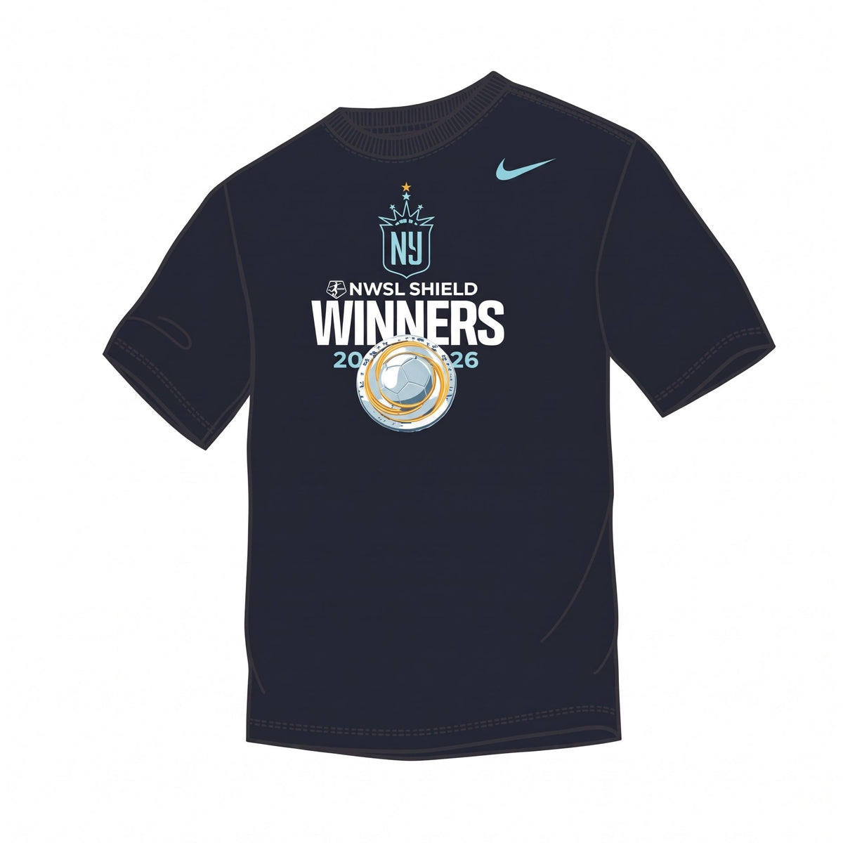 2026 NWSL Shield Winner Tee - Gotham FC Shop