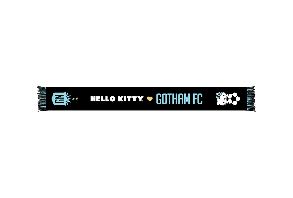 Hello Kitty Gotham FC Reversible Soccer Scarf