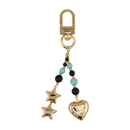 Gotham FC Colored Bead Purse Charm - Gold - Gotham FC Shop