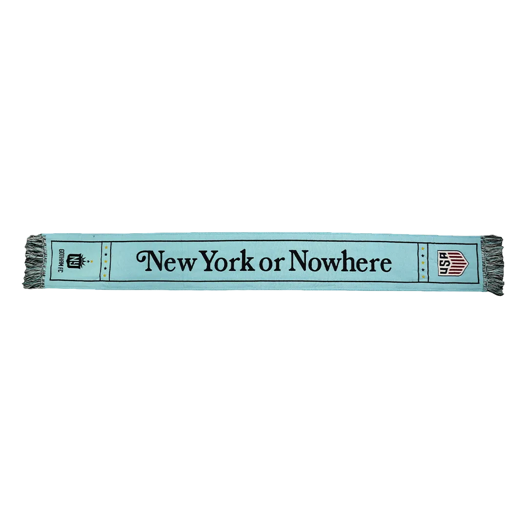 Gotham FC x New York or Nowhere Scarf - Gotham FC Shop