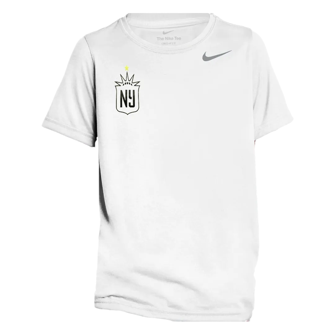 2023 Nike Gotham FC Shield White Tee - Gotham FC Shop
