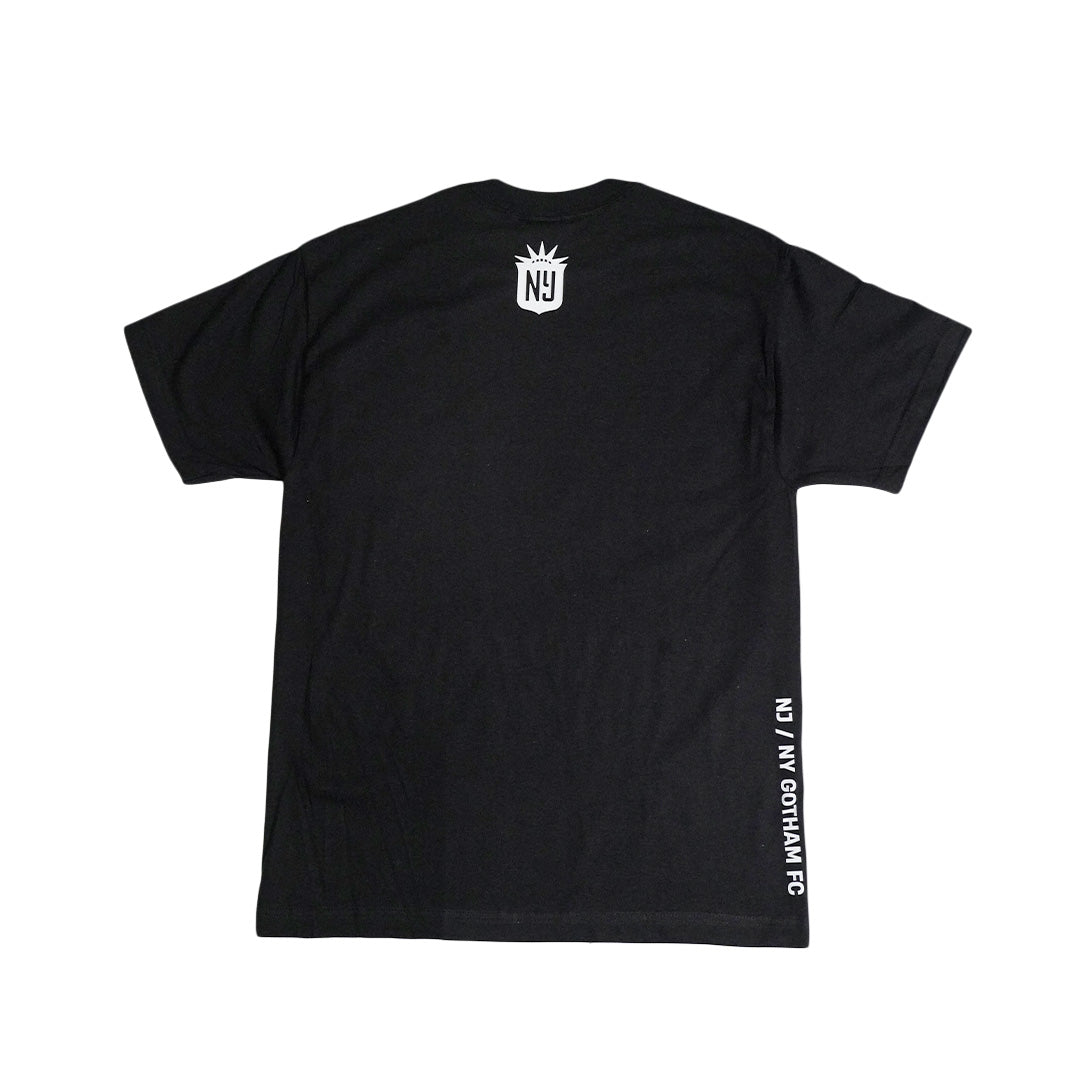 GFC 2023 - Short Sleeve Youth Tee - Black Lady Liberty - Gotham FC Shop