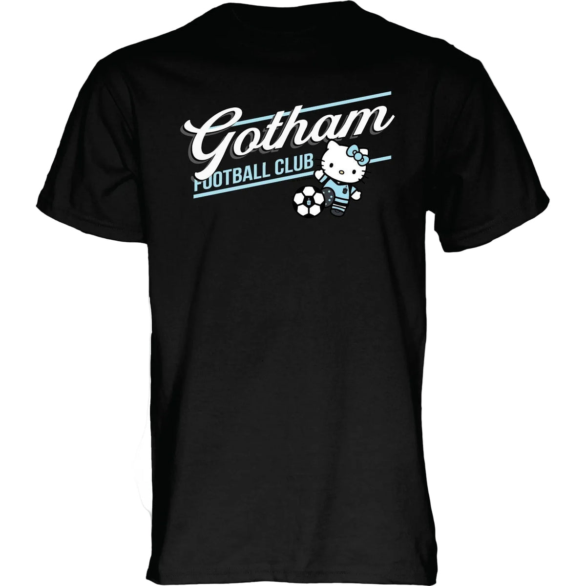 Hello Kitty Gotham FC Graphic T-Shirt - Black