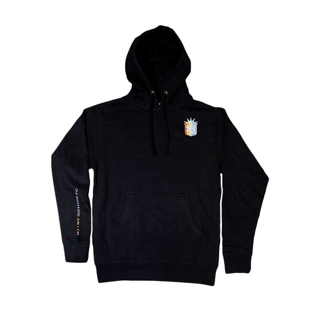 GFC 2023 Pride - Youth Hoodie - Black - Gotham FC Shop
