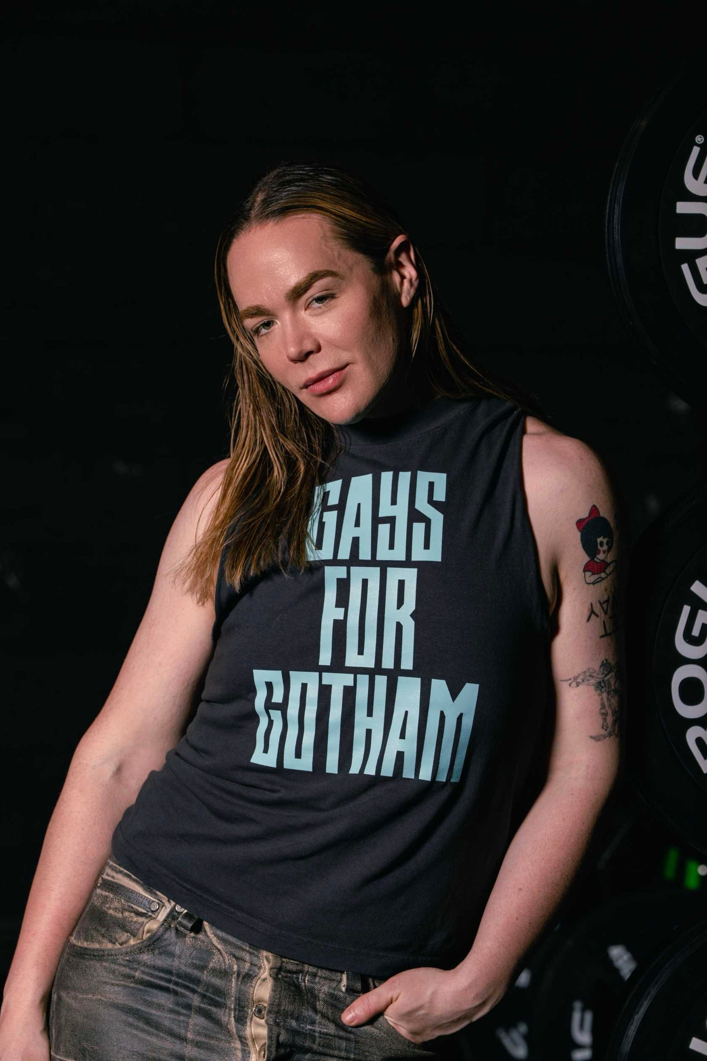 Gotham FC x Willie Norris: GAYS FOR GOTHAM Muscle Tee - Gotham FC Shop