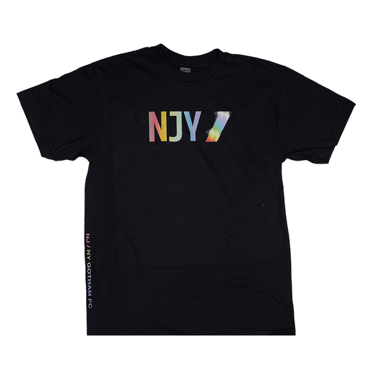 GFC 2023 Pride - Short Sleeve Youth Tee - Black - Gotham FC Shop