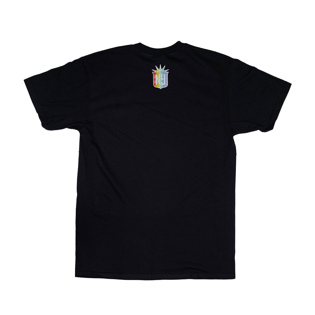 GFC 2023 Pride - Short Sleeve Tee - Black - Gotham FC Shop