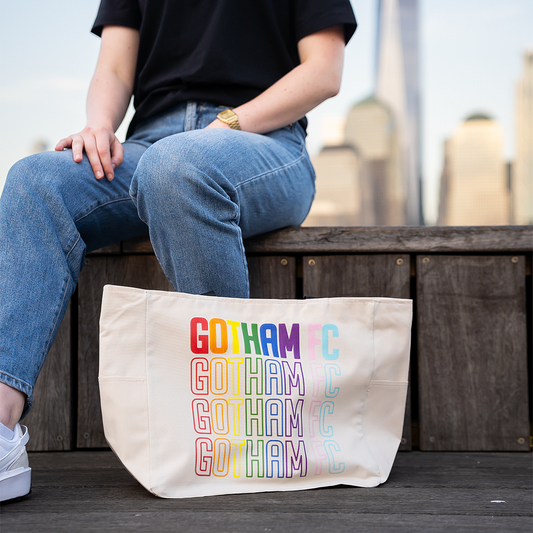 2024 Pride Gotham FC Tan Tote Bag - Gotham FC Shop