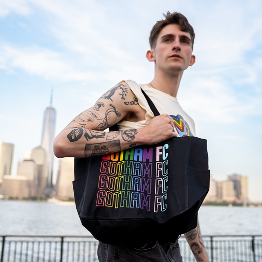 2024 Pride Gotham FC Black Tote Bag - Gotham FC Shop