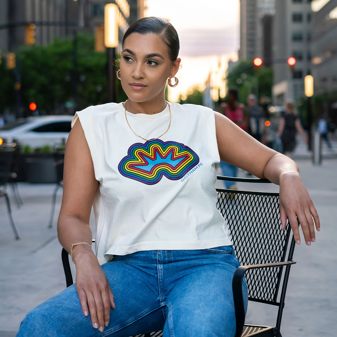 2024 Pride Gotham FC Heavyweight Muscle Tee - Gotham FC Shop