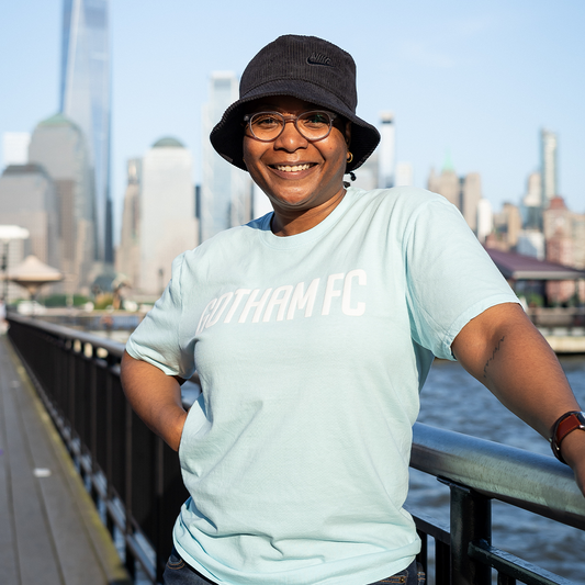 Gotham FC Beach Wash Sky Tee - Gotham FC Shop