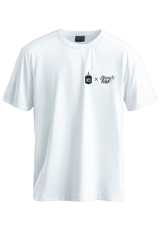 Gotham FC x Athena & Keke’s Pride 2026 T-Shirt – White - Gotham FC Shop