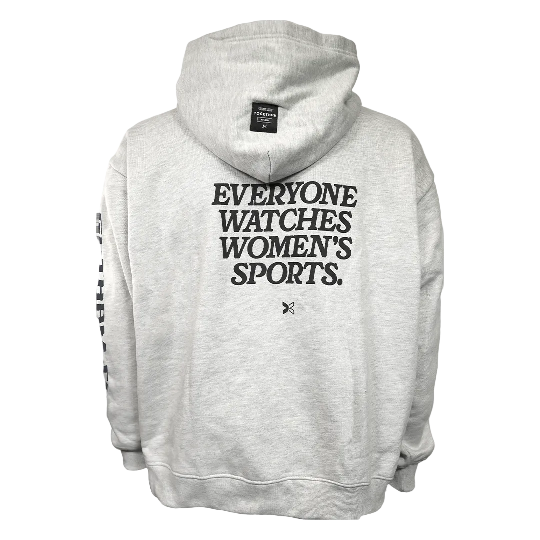 Everyone Watches Women's Hoodie Grey - Gotham FC Shop