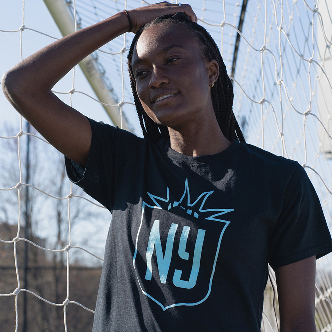 Gotham FC Shield Tee - Adult Black - Gotham FC Shop