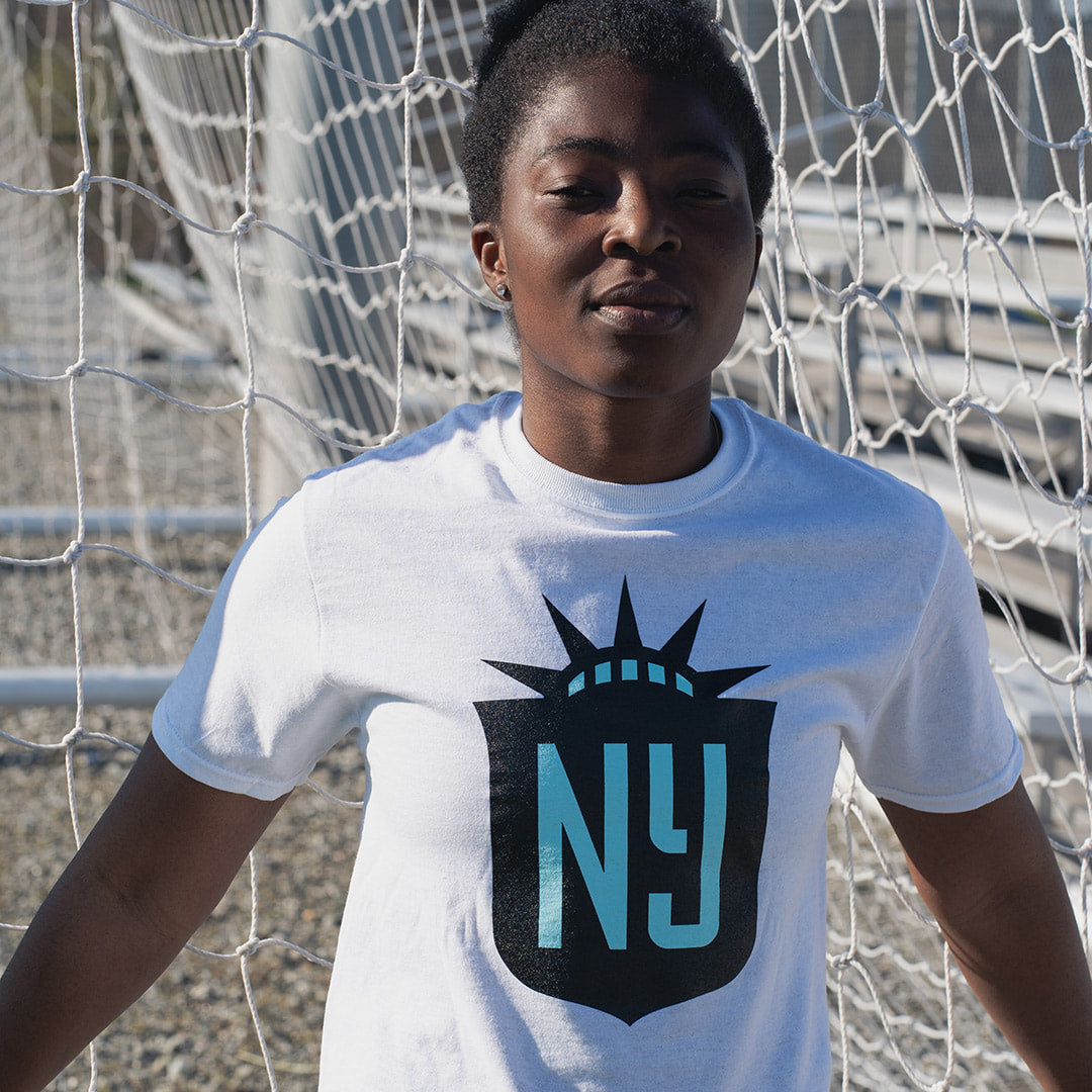 Gotham FC Shield Tee - Adult White - Gotham FC Shop